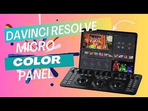 Davinci Resolve Micro Color Panel Unboxing and Use