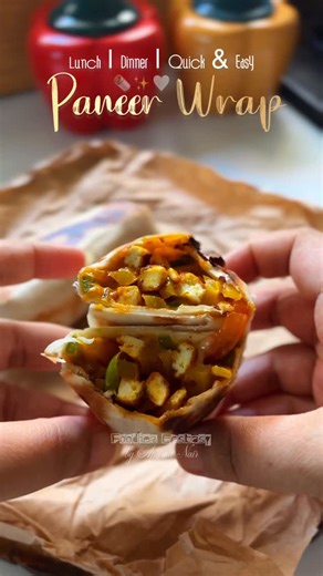 Aparna Nair🧿 on Instagram: "✨Lunchbox Series - 20✨ 🌯Paneer Wrap✨ Ingredients • Tortilla - 2 • ⁠Tandoori Sauce - 1.5 tbsps per wrap • ⁠Cheese Slice - 1 • ⁠Paneer - 100gm • ⁠Butter - 1 tsp • ⁠Bell Pepper - 1/2 cup (julienne cut) • ⁠Turmeric powder - 1/4 tsp • ⁠Kashmiri Chilli powder - 3/4 tsp • ⁠Cumin powder - 1/4 tsp • ⁠Garam Masala - 1/2 tsp • ⁠Salt . . . . . . . . . . . . . . . . . . . . . . . . . . . . . . . . . . . . . . . . . . . . . . . . . . . . . . . . . . . . . . . . . . . . . . . . .