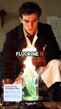 Fluorine Gas #science #education #facts #horrorstories #chemistry #experiment