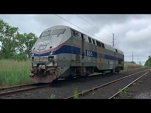 Phase IV Amtrak P40DC #805 sits Outside Wabtec Erie, Pa!