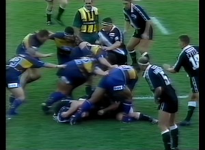 The opening game for the Highlanders in the 1997 season was a tough trip to Durban to take on Natal, a team they beat the previous season. Played in very hot conditions, the Highlanders struggled and went down by whopping 75-43 scoreline. As always though they did score a few nice tries. | Behind The Sword - Highlanders Rugby History