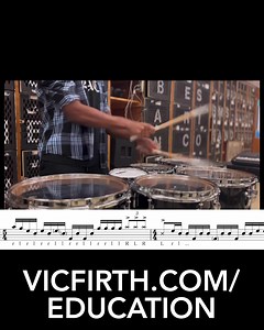 22K views · 659 reactions | Whether you’re a marching percussionist or a drum set player, working through the licks at slow-medium-fast tempi will help to improve your hands and stick control on the drums! 論 Myles Shackelford 異 SCM | Vic Firth | Facebook