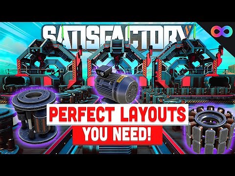 EFFICIENT Rotor, Stator, and Motor Layouts You NEED! | Satisfactory Update 8 (Beginner Guide)