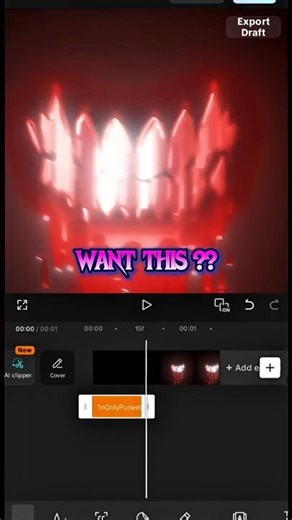 Want This ?? Trending Vampire Bite Outro Tutorial 🥶 🔥 | #capcut #capcuttutorial #outro #edit