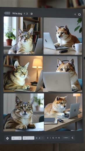 When the cat clocks in just to sit there… and the dog becomes Employee of the Month again. 😂🐾 #LazyCat #HardworkingDog #PetHumor #AnimalComedy #ReelsFunny | Animals with Attitude