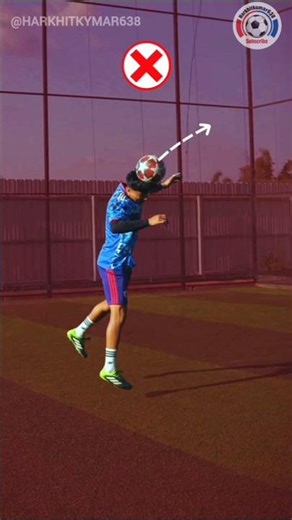 Learn Perfect HEADING TUTORIAL ⚽.#football #footballskills #soccer #trending #ytshorts #shorts