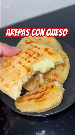 La receta más fácil para hacer arepas con queso