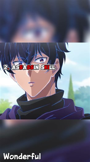 The Guy Who Maxed His Assassin's Skill Without Doing Anything #anime #recommendations #assassin