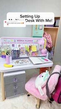 Setting Up My New Desk With Me ! #shortsfeed #shorts #asmr #asmrsounds #miniature #setup #nostalgia