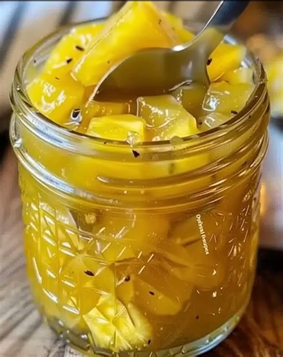 Homemade Pineapple Cowboy Candy Ingredients: Fresh pineapple, diced (3 cups) Jalapeño peppers, thinly sliced (1 cup) Apple cider vinegar (1 cup) ... Full Recipe in Coʍmеոτ 💬 | The Cuisine Mile