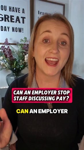 Amy Stokes on Instagram: "Can an employer stop staff discussing pay? Not always. Let me know if you see this in your workplace. #hr #employmentlaw #employmentlawuk #humanresources #workplace #employment #business *Not legal advice. Not exhaustive."