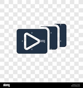 Video File List vector icon isolated on transparent background, Video File List transparency logo concept Stock Vector Image & Art - Alamy