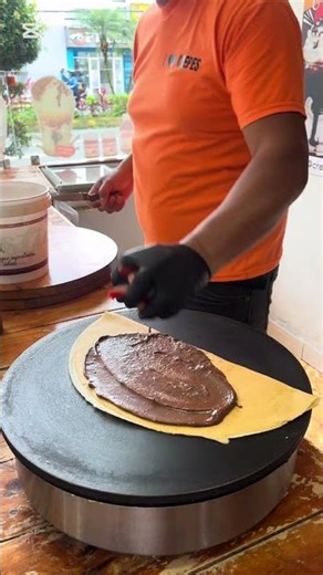 Crepé😋🧡🎉 #crepera #icecream #food #pancake #crepe #dessert #foodie #cake #streetfood #crepa