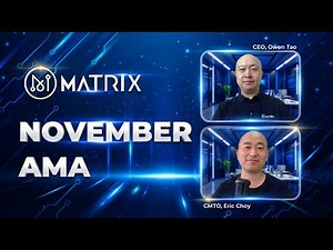 Matrix AI Network AMA - NOVEMBER 2025