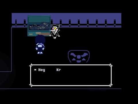 Kris meets spamton in castle town (DR sprite animation)