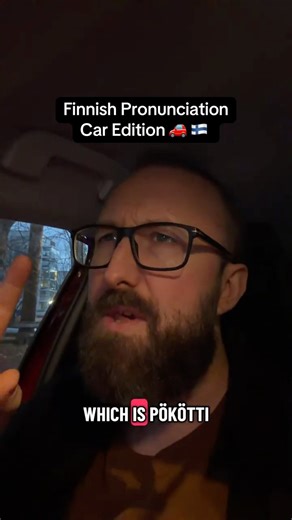 Finnish Pronunciation Car Edition 🚗 🇫🇮