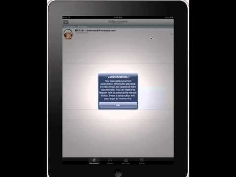 Download AM/FM radio shows directly to iPad