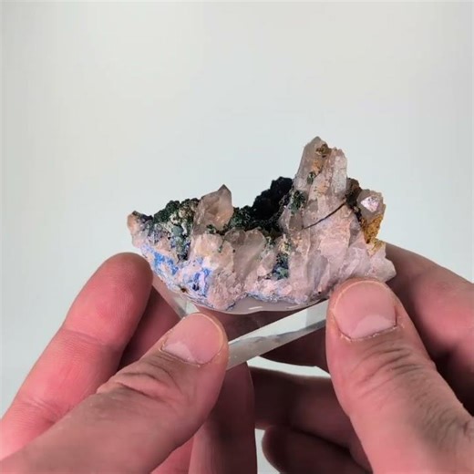 Azurite, malachite, M'SSici, Maroc, 68 grammes