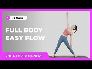 14 Min Full Body Easy Flow | Yoga For Beginners(no equipment)