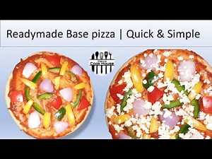 How to Make Pizza with Base | Quick pizza recipe with readymade base