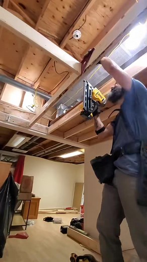 Making two usable spaces out of one. Office on the bottom, storage on top. #construction #constructioncompany #framing #tips #trending #hack #doitright #ideas #storage | Titansofcnc Tech | Facebook