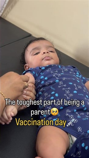 14th week vaccination day #vaccinationday #newparents #dadlove #momlife #viralvideo #trending #fyp