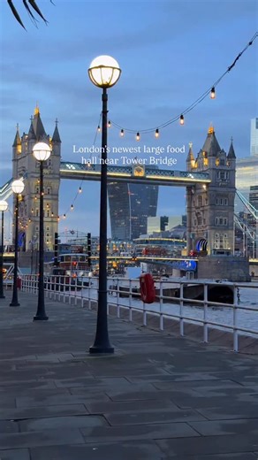 OLGA 🌸London hidden gems | hot spots| things to do🌺 | Ad🍔A new food hall by Tower Bridge brings together 13 street-food traders from around the world in one space. @towerbridge_collective... | Instagram