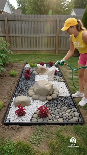 Transforming Empty Yard into a Luxury Rock Garden | DIY Backyard Landscaping