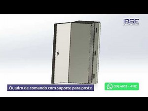 QUADRO DE COMANDO COM SUPORTE PARA POSTE