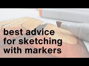How to sketch with marker pens - 5 top tips