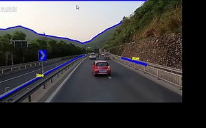 测试用！ openCV+python 简易车道识别显示-4
