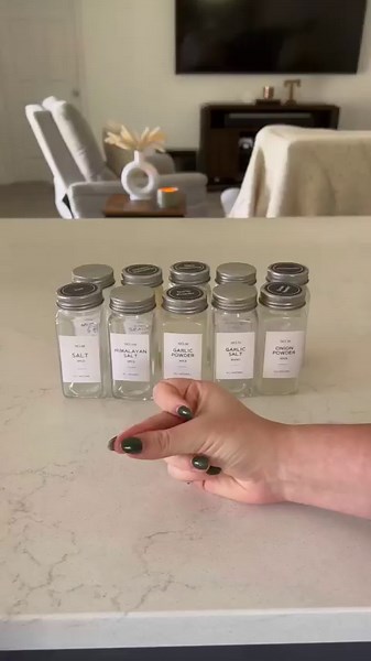 Spice drawer restocks 💛 #restock #refill #organization #organize #asmr #fyp #asmrsounds