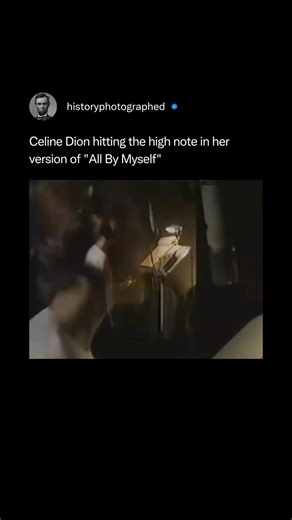 Celine Dion's high note in "All By Myself" is an iconic moment in vocal history, with a powerful backstory from the 1996 recording session. The song's producer, David Foster, challenged her to sing the climactic note, famously telling her that if she couldn't do it, other singers like Whitney Houston were waiting to take her place. | History In Pictures