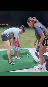 5.6K views · 114 reactions | Beily teaching bumbum how to play golf. cuties  #creamline #creamlinecoolsmashers #cctovideonotmine | Creamline Cool Smashers | Facebook