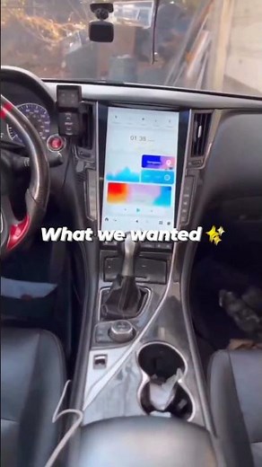 Before and After Installation on Infiniti Q50/Q60 | AuCar Tesla Style Headunit