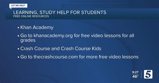 Let Me Help: Free resources for students