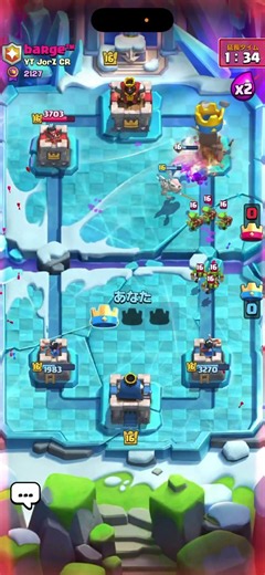 [Clash Royale] The Unexpected Giant Skeleton Mega Knight 🙈 #shorts