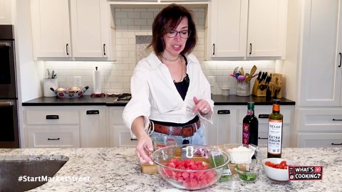 What's Cooking: Watermelon Tomato Basil Salad