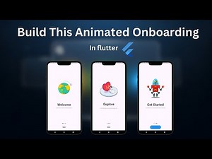Animated Onboarding Screen in Flutter with Lottie Files | Step-by-Step Tutorial