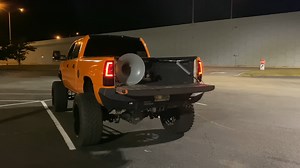 Installing a power tailgate setup for a truck horn test