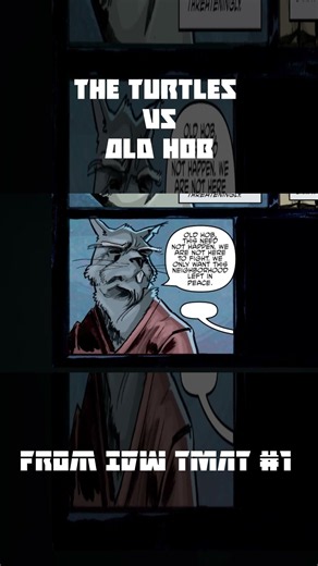 The Turtles VS Old Hob #teenagemutantninjaturtles #idwcomics #comicdub
