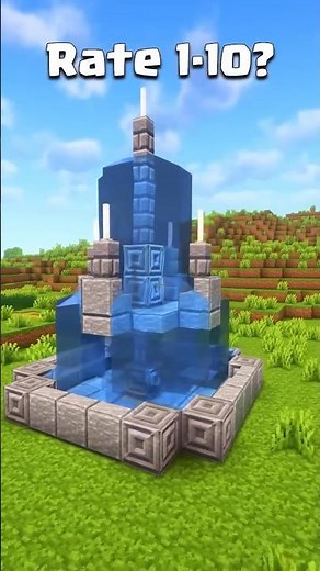 Cool & Easy Fountain Ideas in Minecraft, Minecraft Me Sabse Achha Fountain Banaya.