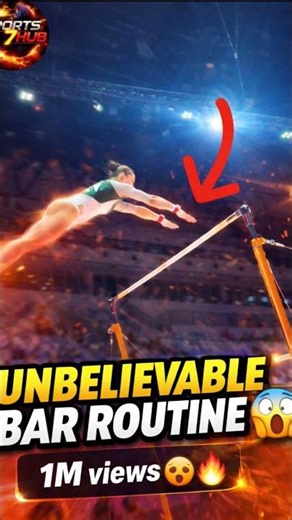 "UNBELIEVABLE Gymnastics Routine You Won’t Believe This Move😳Olympic Level Bar Routine That Shocked"