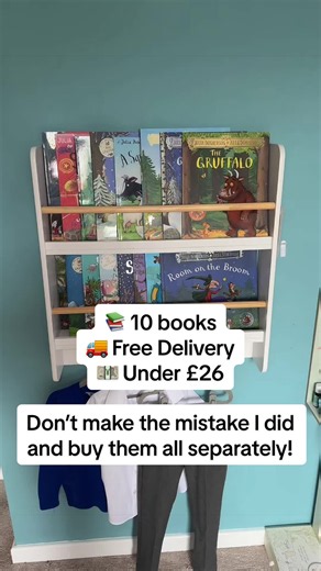 Book Shelf Great book shelf for my son’s bedroom - can hold lots of books. The pegs are an added bonus as I feel as though he wears something different everyday with uniform, forest school and PE so great to have it out for the next day! #bookshelf #childrensbooks #mumsoftiktok #startingschool #teachersoftiktok