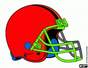 CLEVELAND BROWN coloring page, printable CLEVELAND BROWN