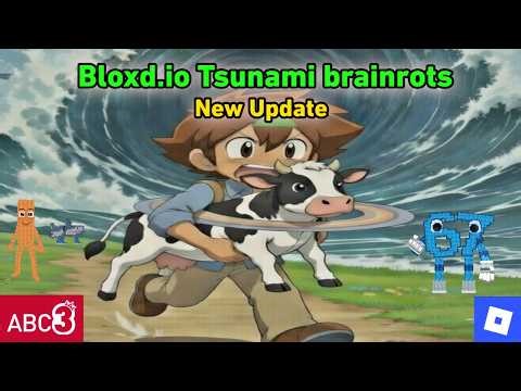 [NEW UPDATE] Bloxd.io Tsunami Brainrots gameplay
