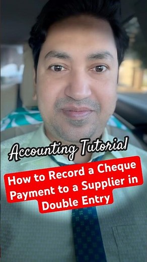 Double Entry for Cheque Payments to Suppliers | Quick Accounting Guide