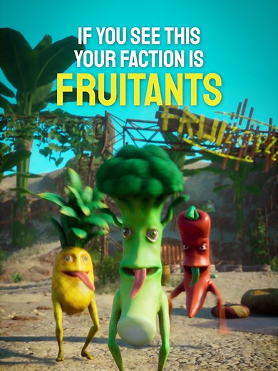 4 factions, 4 videos. If this is the first one you see, you belong to the Fruitants. No backsies #goatsimulator3
