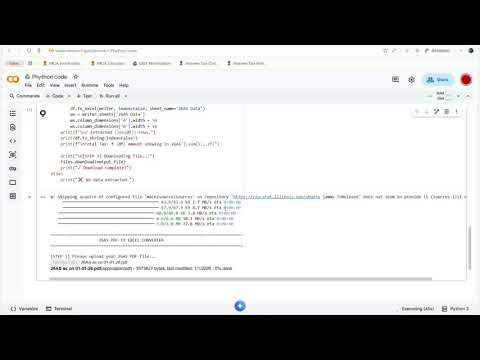 26AS to Excel in 60 Seconds! 🚀 AI Automation Every CA Must Know | Python for Chartered Accountants