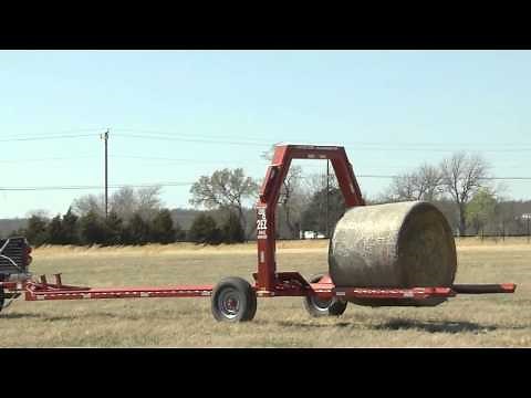 Load and Haul Round Bales with ease with the 2EZ Bail Mover